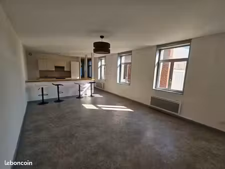 appartement t3 lumineux 75m² – centre-ville marchiennes