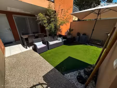 appartement 3 pièces en rez-de-jardin