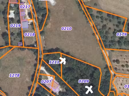 terrain constructible 4 744 m² au calme absolu - aujols (proche lalbenque/cahors) - cu val