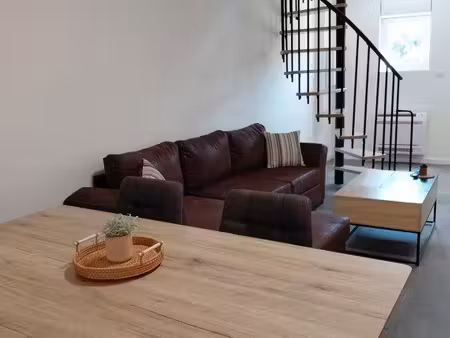 t3 duplex meublé neuf 82 m² – jardin 250 m² – clim – mondragon