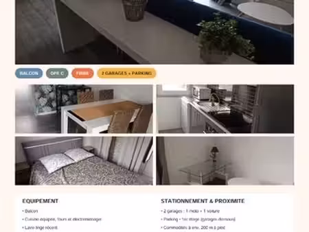 appartement meublé 45m2
