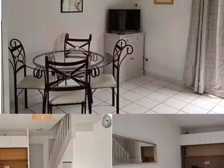 maison t3 meublée 40m² climatisé - terrasse & piscine - bail mobilité / étudiant (sept-jui