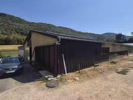 local professionnel – saint-béron | 80 m² stockage + 40 m² bureaux climatisés