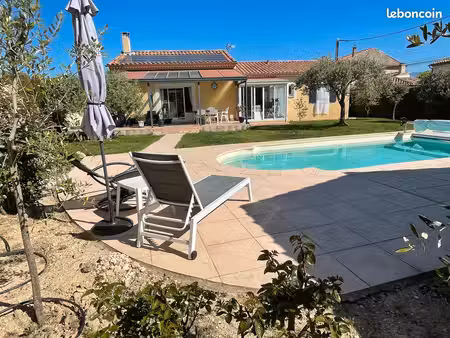 villa 137 m² à vendre à malemort-du-comtat (84570) – piscine  studio indépendant  terrain 