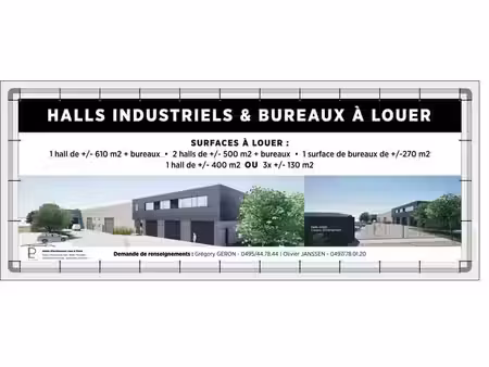 locaux industriels & bureaux à louer welkenraedt