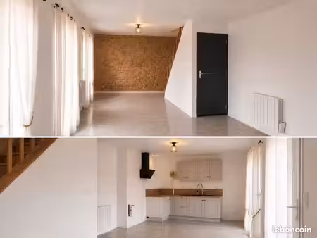 maison 65 m² refaite à neuf – 2 chambres – cour & stationnement – saint-maixent