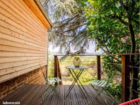 t2 meublé duplex terrasse