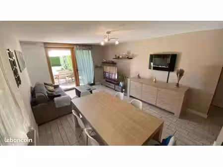 appartement 80m2 + terrasse + jardin