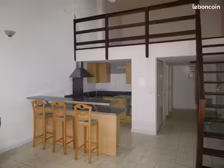 grand f2 duplex en tbe de 61 m2 (carrez)