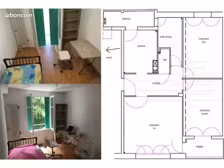appartement facile d'accès  pratique  bien entretenu  rénové en partie