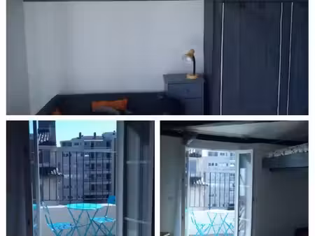 studio climatisé avec terrasse