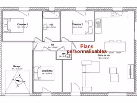 vente maison à lolif (50530) : à vendre / 82m² lolif
