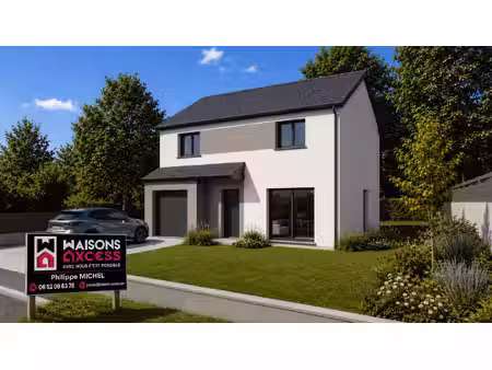 terrain avec maison neuve à vendre