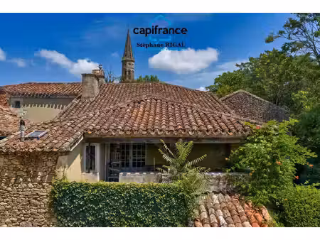 propriete à vendre 11 pièces cuzorn (47)  propriété de caractère de 280 m² avec piscine et
