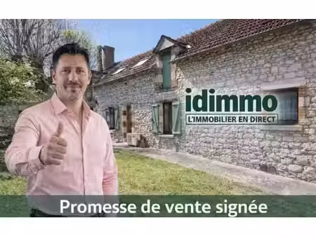 a vendre maison en pierres de 93 m2 habitables sur la commun