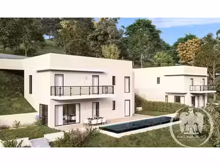 villa - menton - 133m² - terrain - parking - piscine