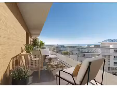 juan-les-pins  villa sur le toit type 5 pièces avec vue mer