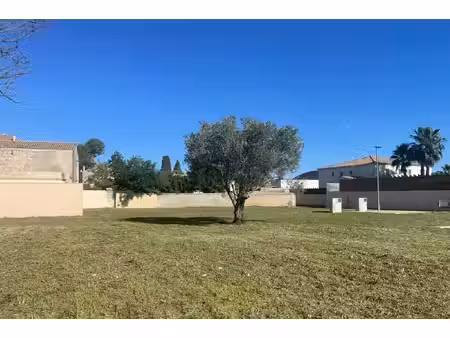 inédit terrain à bâtir 640 m2 proche de montpellier