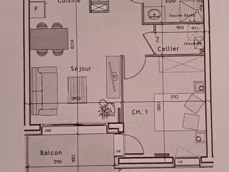 location t2 dans belle residence