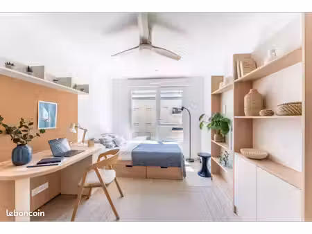 studio 1 pièce 17 m²