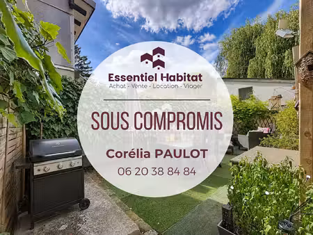 sous compromis ! appartement plein de charme de 104.19 m2 avec jardin