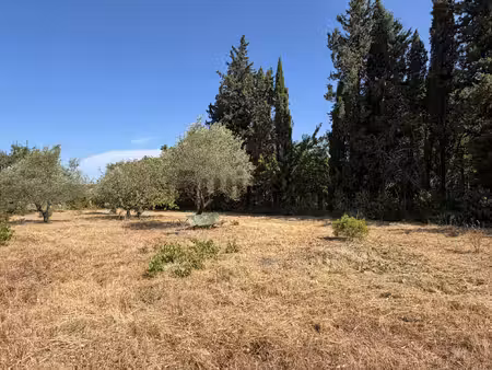 terrain constructible de 1 265 m2 à vézénobres  proche commo