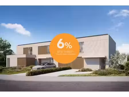 moderne half-open nieuwbouwwoning