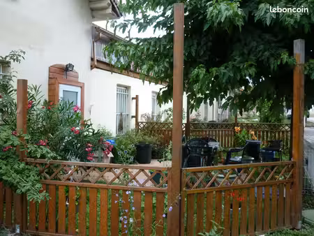 moirans - calme t3 de 65m² meublé + jardin 45m² (terrasse 14m²)