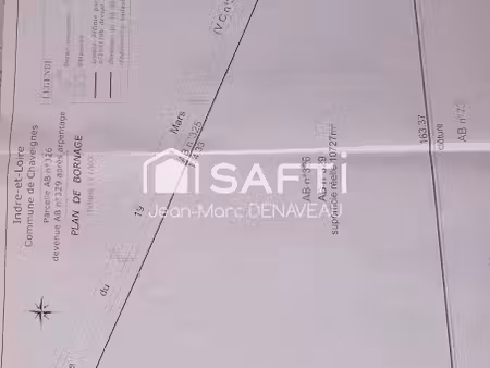 vente terrain à batir 10727 m² à chaveignes (37120)  119 400 €