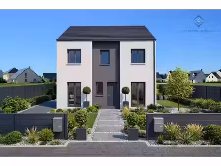 terrain avec maison neuve à vendre