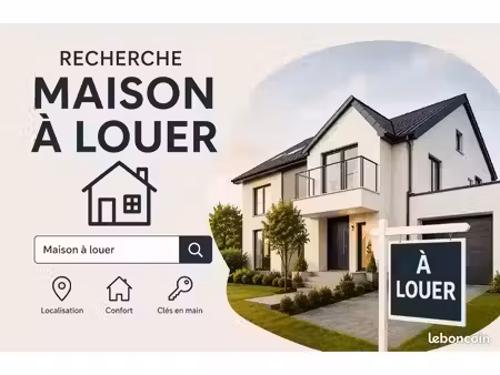 cherche maison à louer