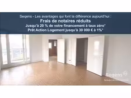 appartement champs sur marne 3 pièces 66.60 m2 avec parking