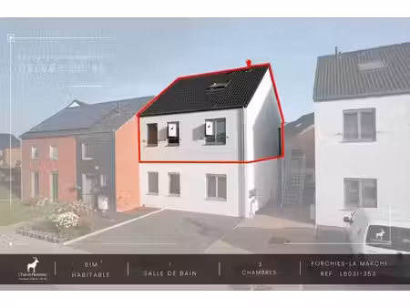 appartement à louer avec 3 chambres   forchies-la-marche (vbe56685)