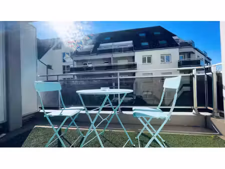 wolfisheim – t2 meublé avec balcon  parking et cave