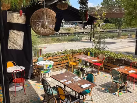 vente restaurant canal de l’ourcq