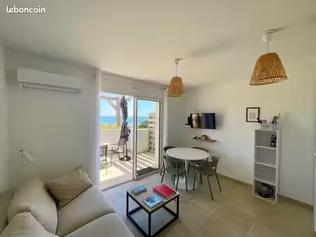 appartement t2 vue mer  piscine  parking