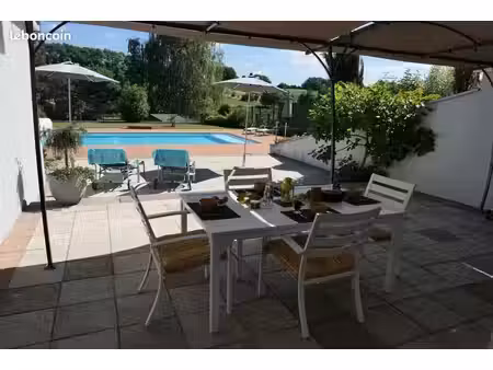 appartement meublé de 3 pièces en raz de jardin