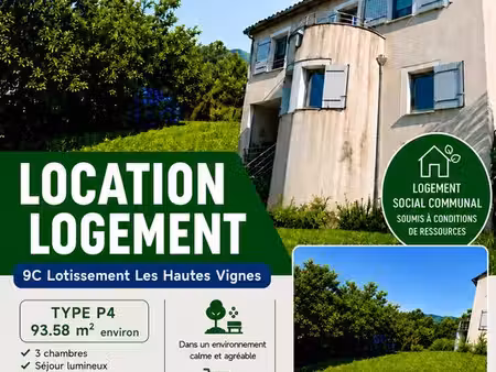 logement à louer - lotissement les hautes vignes