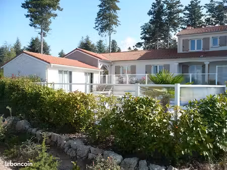 grande maison individuelle avec vue sur la plaine et le massif du forez avec piscine