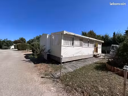 à vendre – mobil-home irm omega confort avec grande terrasse – libre de suite