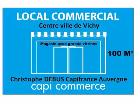 location commerce vichy 03200 200m²