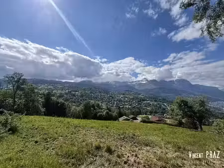 vente terrain à batir 1000 m² à combloux (74920)  550 000 €