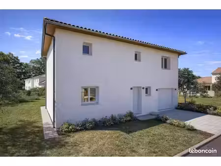 projet de construction d'une maison 90 m² avec terrain à sinard (38)