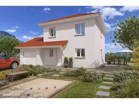 projet de construction d'une maison de 99 m² avec terrain à la mure (38)