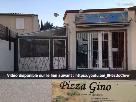 à vendre – fonds de commerce pizzeria & épicerie – valergues