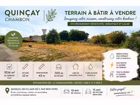 terrain constructible à vendre - neuf