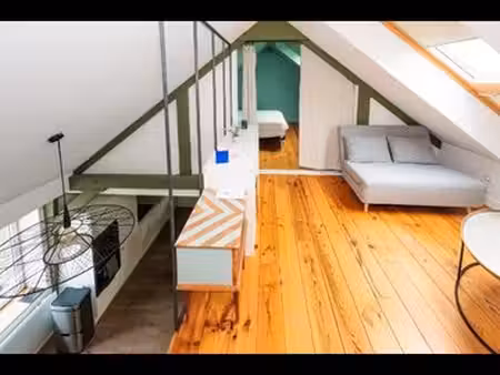 duplex esprit loft – quartier des corderies – 75 m² – parking privé – entièrement rénové