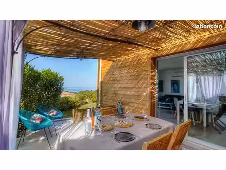 t2 vue mer 40m² + jardin