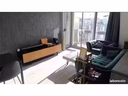 [directe propriétaire] appartement 2 pièces meublé très lumineux pied du métro 13 à saint-