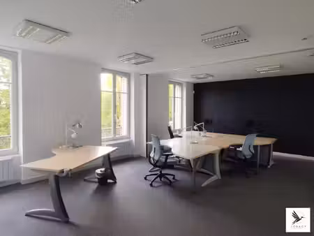 plateau bureaux 100m2 cloisonnés  haut de gamme strasbourg cent